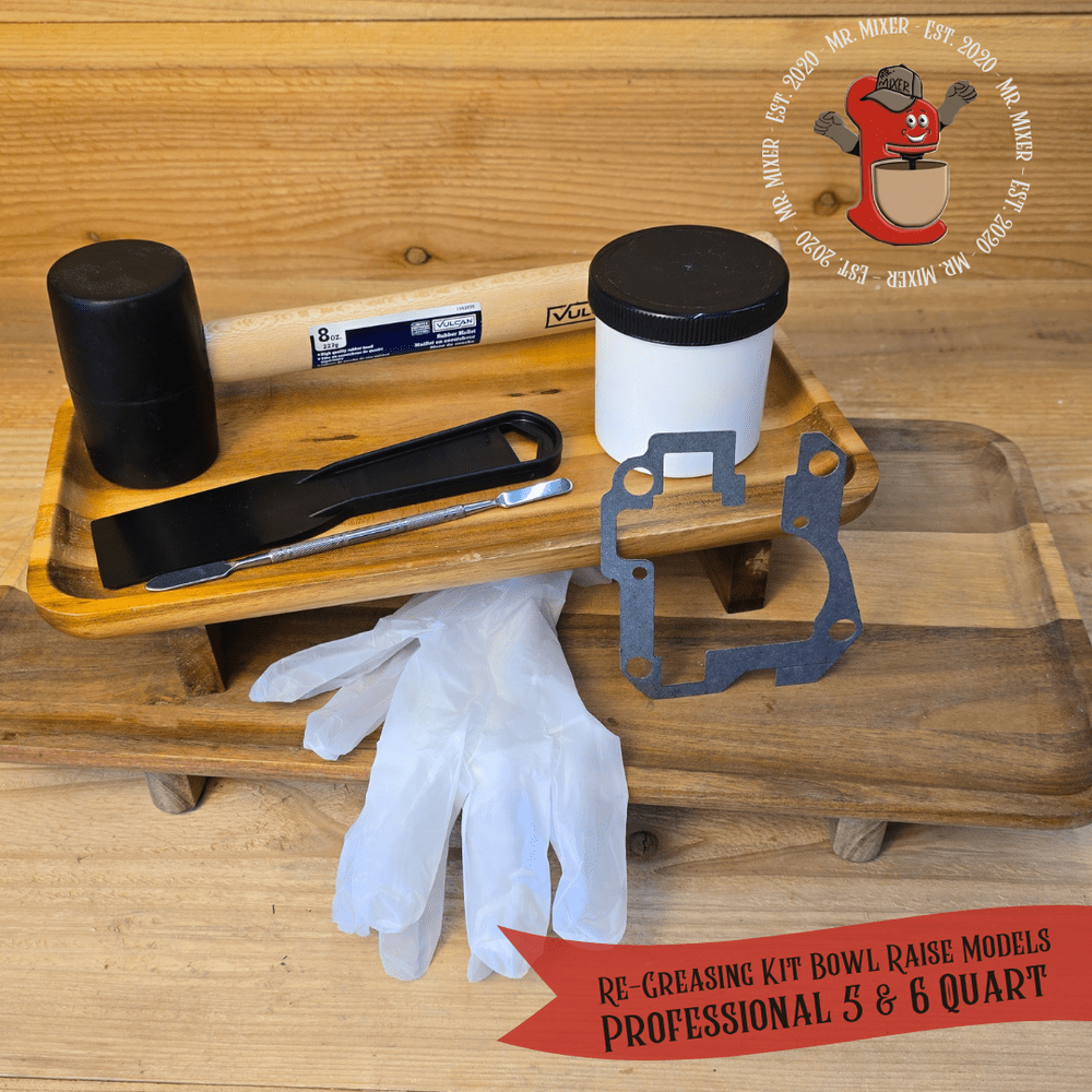Re-greasing Kit: Professional 5/6qt Bowl Raise Models — Mr. Mixer